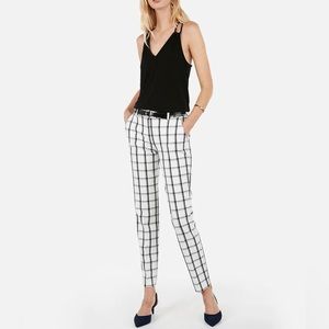 NWT Express windowpane print columnist dress pants